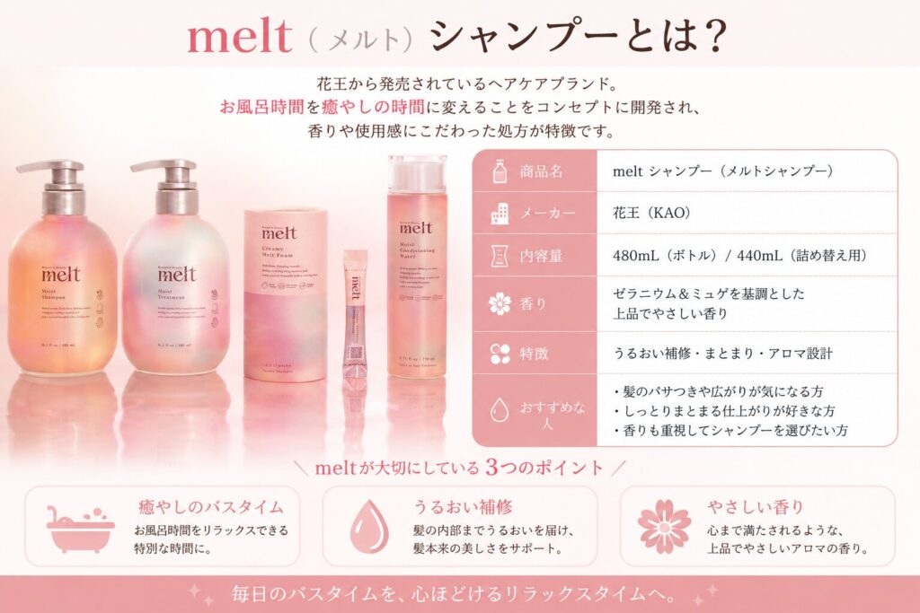 melt（メルト）シャンプーとは？